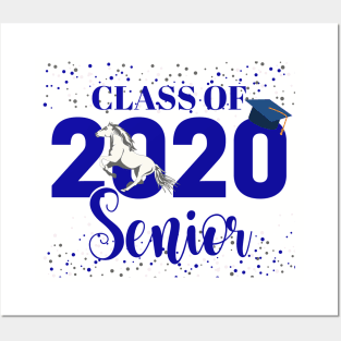 Class of 2020 Senior Mustangs Posters and Art